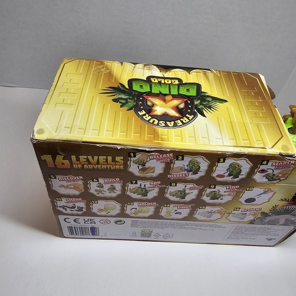 Treasure X Dino Gold Battle Rex Dissection Toy Complete In Box - Picture 7 of 15